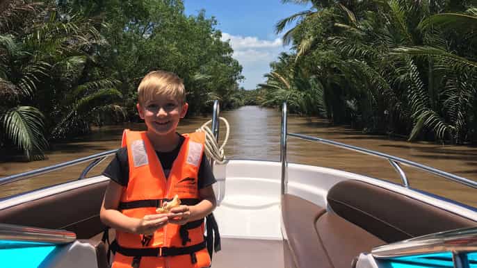 ho chi minh mekong delta to ben tre by luxury speedboat