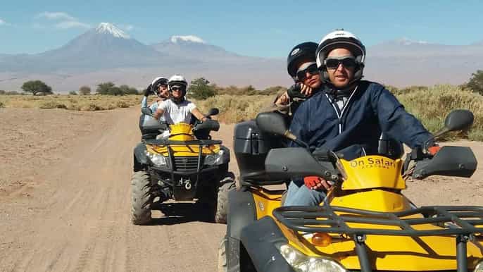 san pedro de atacama passeio de quadriciclo 4x4 até a lagoa cejar