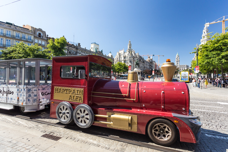 Porto: Tour della città in treno con degustazione di vini e tour in battello opzionaleTour in battello con degustazione e crociera dei sei ponti