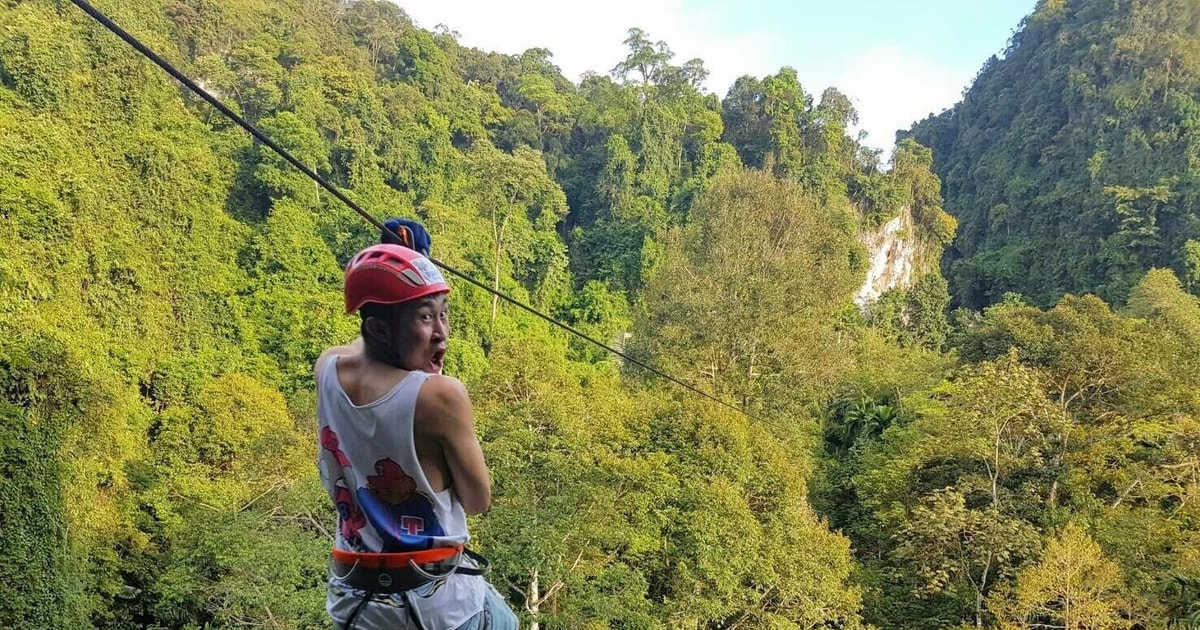 Krabi Halvdags äventyr med zipline GetYourGuide