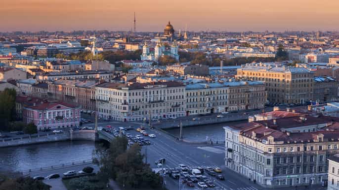 st. petersburg city center walking tour