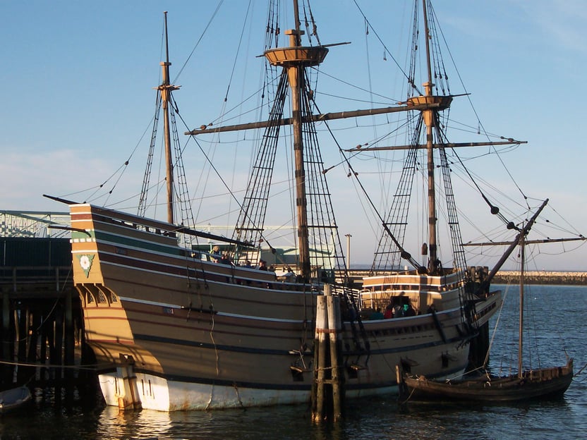 Von Boston aus: Quincy, Plymouth und Mayflower II Tagestour