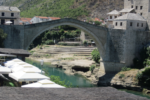 De Split/Trogir : cascades de Mostar et de Kravice avec déjeuner