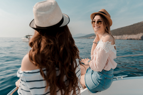 Kotor: Bay of Kotor en Blue Cave Speedboat Tour