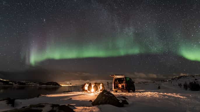tromso 4x4 small group northern lights photography tour