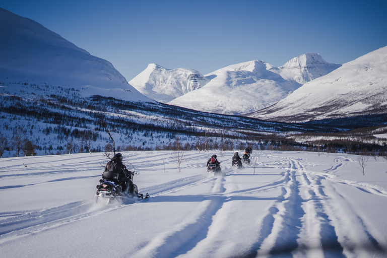 Z Tromsø: Jazda na skuterach śnieżnych w Camp Tamok i wizyta w Snowparku