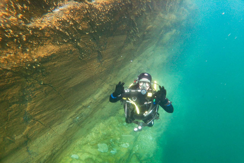 Bariloche: Diving baptism in Moreno Lake