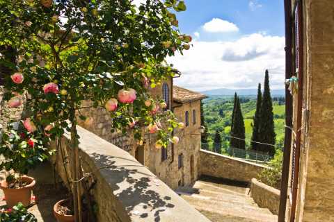 Desde Florencia: excursión a la Toscana con almuerzo y vino