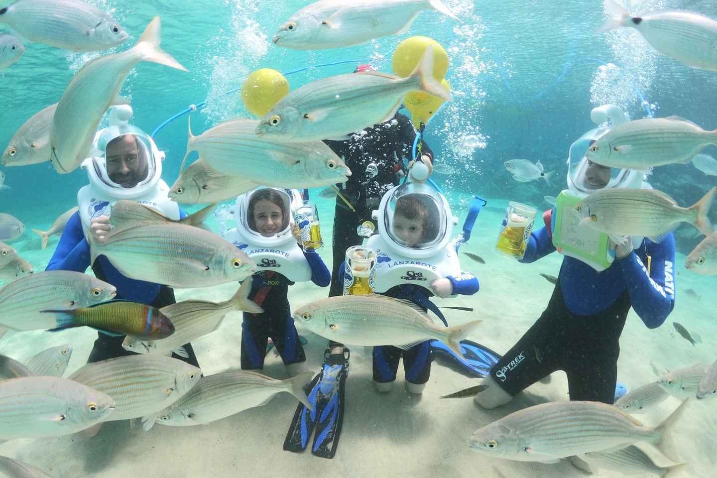 Costa Teguise : Experiencia de Caminata Submarina