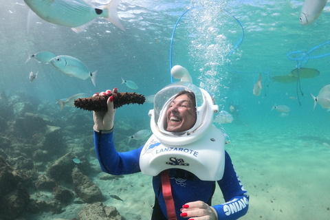 Lanzarote: expérience de trek sous-marin en mer