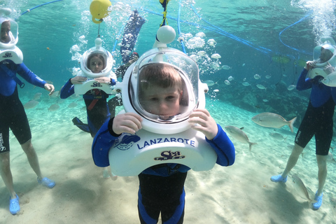 Lanzarote: expérience de trek sous-marin en mer