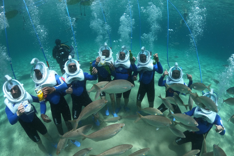 Costa Teguise: Upplevelse av undervattensvandring i havetLanzarote: Underwater Sea Trek Experience