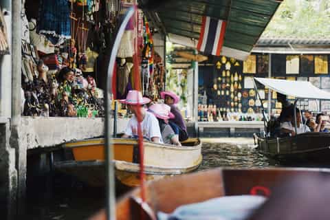 Bangkok: Damnoen Saduak Market and Maeklong Railway Market
