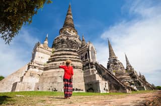 Ab Bangkok: Ayutthaya-Tempel – Kleingruppentour & Lunch