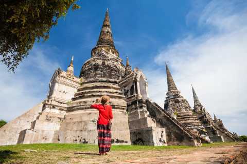 Bangkok: templos de Ayutthaya y almuerzo en grupo reducido