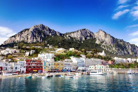 Depuis Naples : visite de l'île de Capri avec déjeuner