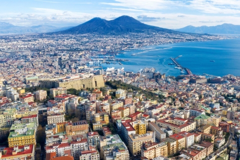 Naples: Full-Day City Tour with Pompeii and Sorrento Tour in French with Central Station Meeting Point
