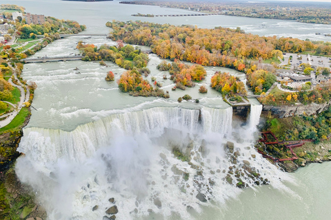 Wodospad Niagara, USA: Malowniczy lot helikopterem nad wodospadamiWodospad Niagara, USA: sceniczny lot helikopterem