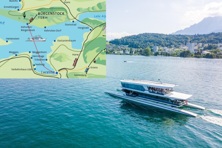 1-hour Catamaran Cruise on Lake Lucerne 1-hour Catamaran Cruise on Lake Lucerne
