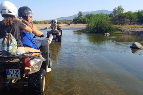 Málaga: Offroad 2-sitsig fyrhjulingstur genom land och flod
