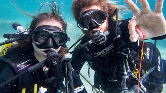 santa ponsa prueba el buceo en una reserva marina