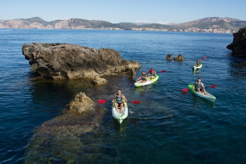 Santa Ponsa: tour en kayak de 3 horas por la reserva marinaTour con traslados al hotel
