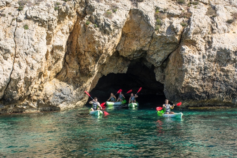Santa Ponsa: 3-Hour Marine Reserve Kayak Tour Tour with Hotel Transfers