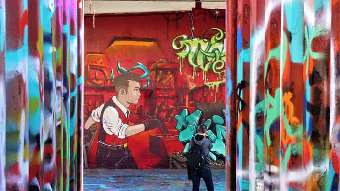 paris street art openair museum bike tour