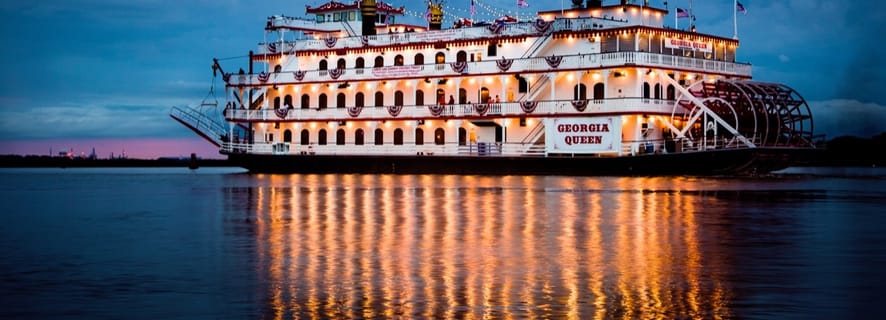 2 hour savannah riverboat dinner cruise with onboard entertainment