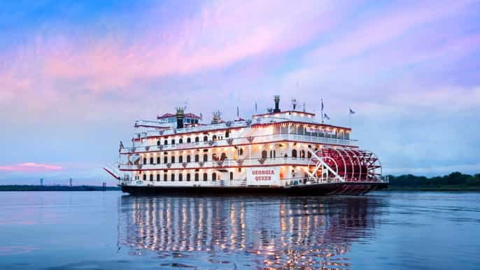 savannah sunset sightseeing riverboat cruise