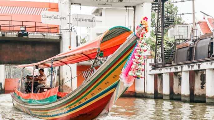 bangkok location de bateau privé à longue queue personnalisé avec un guide