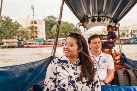 Bangkok: Alquiler privado personalizado de un barco de cola larga con guía2 horas de alquiler privado personalizado de barco de cola larga con guía