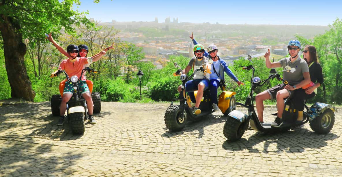Prague: Electric Trike Private Tour with a Guide