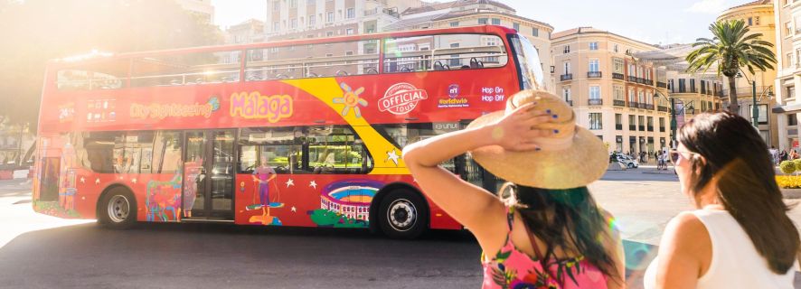 Málaga: hop on, hop off-bus en beleveniskaart-opties