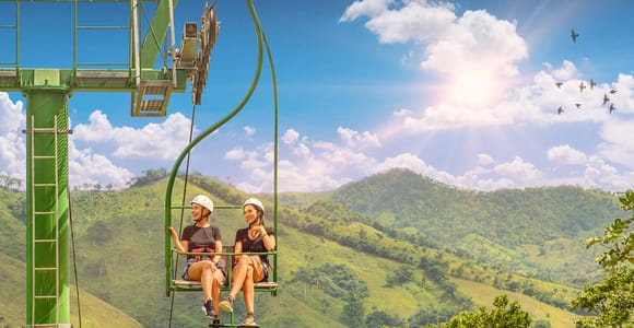 Punta Cana: Zipline, Chairlift, Buggy & Horse Ride Adventure