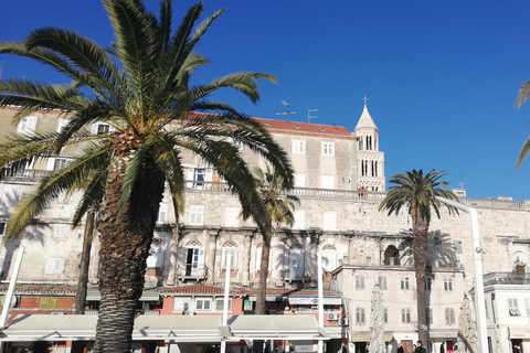 Split: visite privée à pied et palais de DioclétienVisite privée (espagnol)