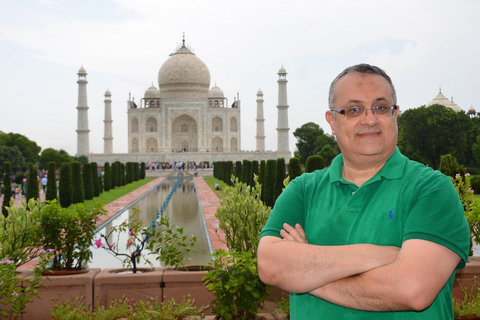 From Delhi: Taj Mahal & Agra Trip by Gatimaan Express Train All Inclusive Chair Car Train, Car, Guide, Ticket, Lunch