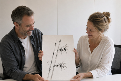 Hiroshima: Japanese Sumi-e Ink Painting Experience