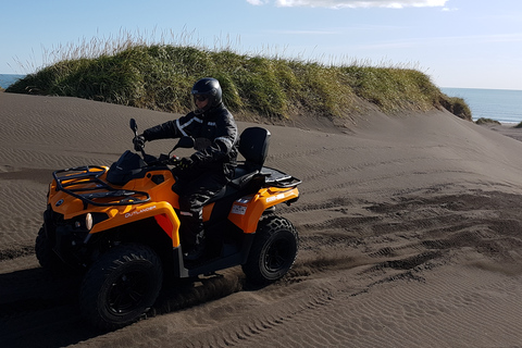 Reykjavík: 2-godzinna przygoda ATV na czarnej plażyJazda podwójna - Przygoda ATV