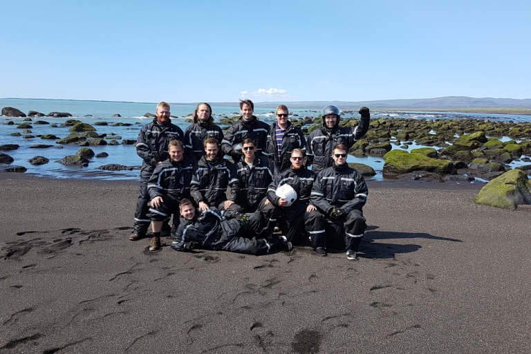 Reykjavík: aventure en VTT de 2 heures sur la plage de sable noirBalade en duo - Aventure VTT