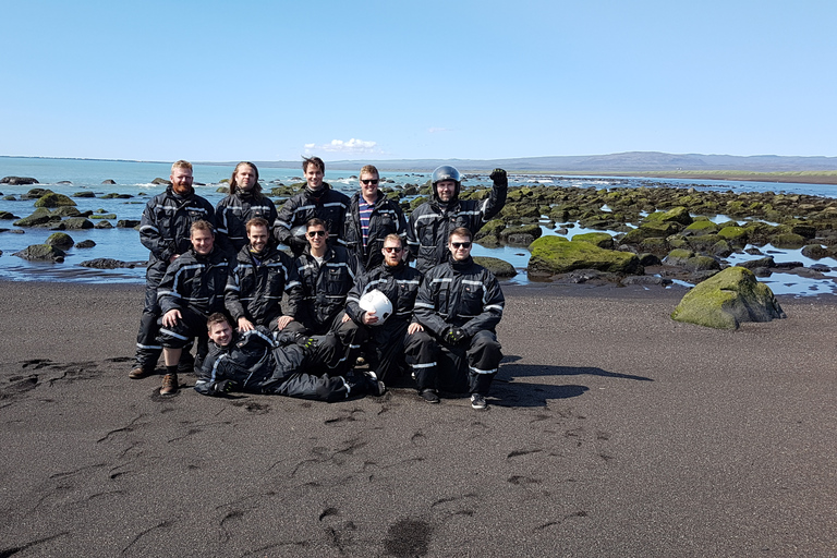 Reykjavík: aventure en VTT de 2 heures sur la plage de sable noirBalade en duo - Aventure VTT