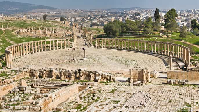 from amman 3day jerash dead sea petra wadi rum tour