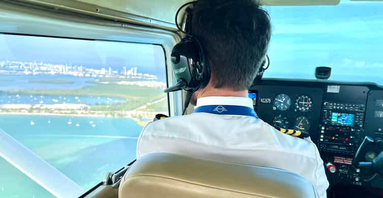 Miami Beach: South Beach Private Airplane Tour with Drinks photo 7
