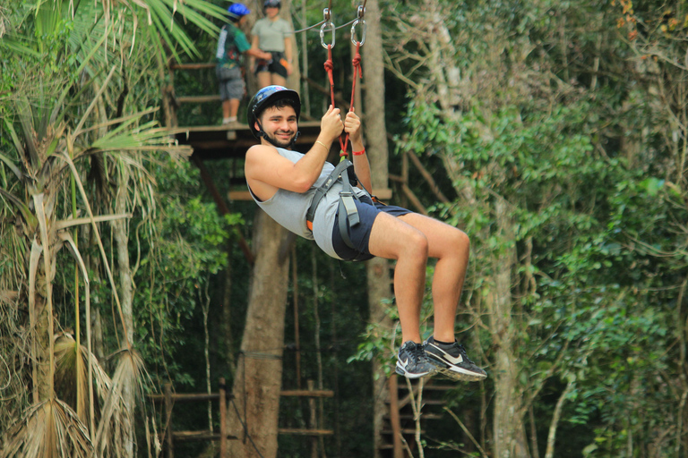 Playa del Carmen: Avontuur met ATV, Zipline en natuurlijk zwembad