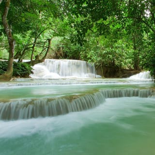 Luang Prabang: Kuang Si Bike Ride & Long-Tail Boat Cruise