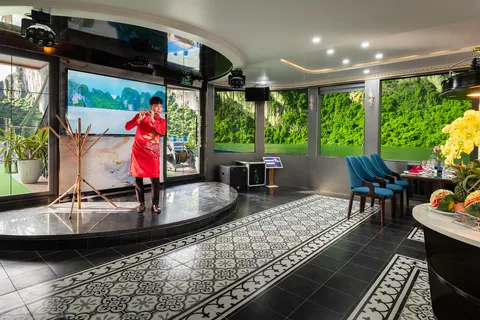 Halong Bay: Luxury Day Cruise, Caves, Kayak & Buffet Lunch