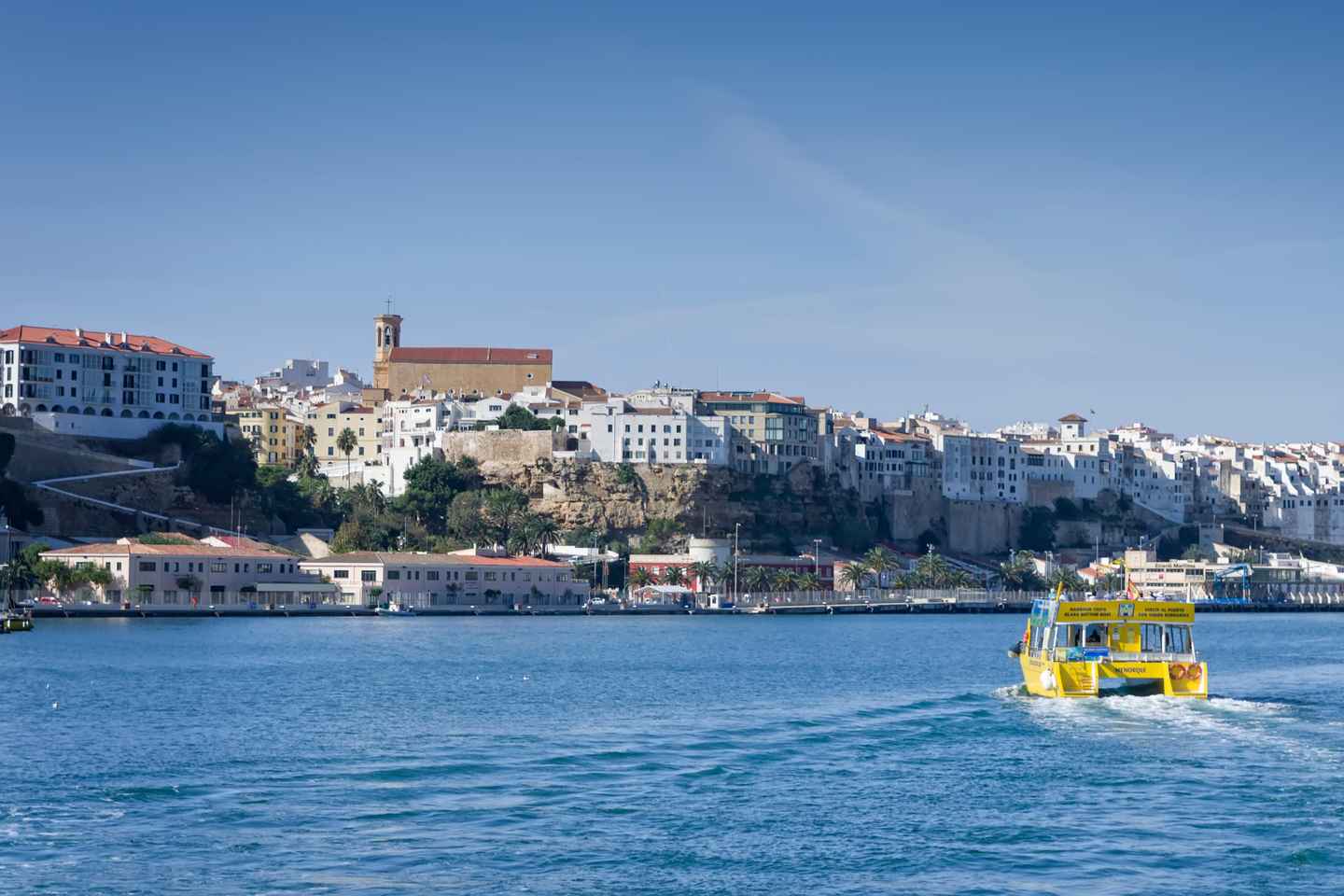 Port Mahon: 1-Hour Harbor Cruise with Underwater Views