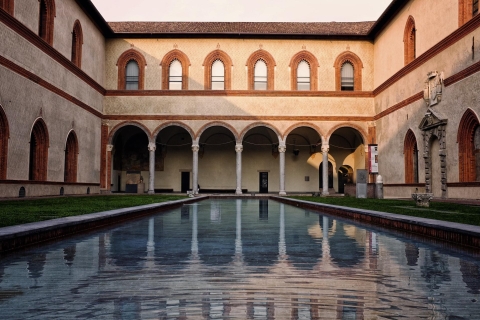 Milan : visite château des Sforza et Michel-AngeVisite en anglais
