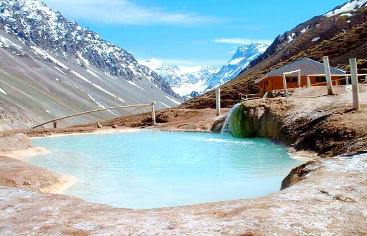 Embalse el Yeso + Termas de Colina mit Picknick – Ganztägig