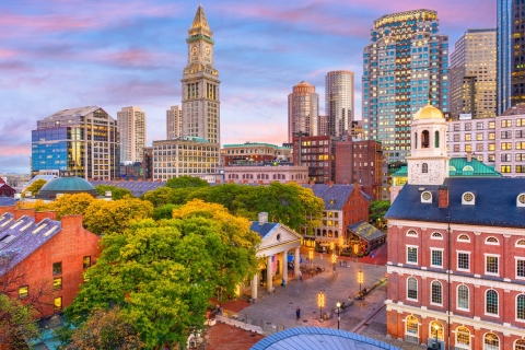Boston: begeleide stadstour met bootcruiseBoston: begeleide sightseeingtour met boottocht